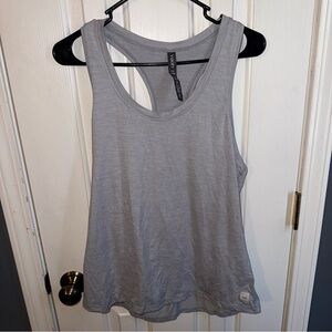 Vuori Light Gray Racerback Tank